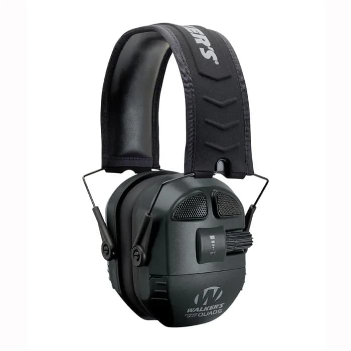 Ultimate Power Quad Ear Muffs Black
