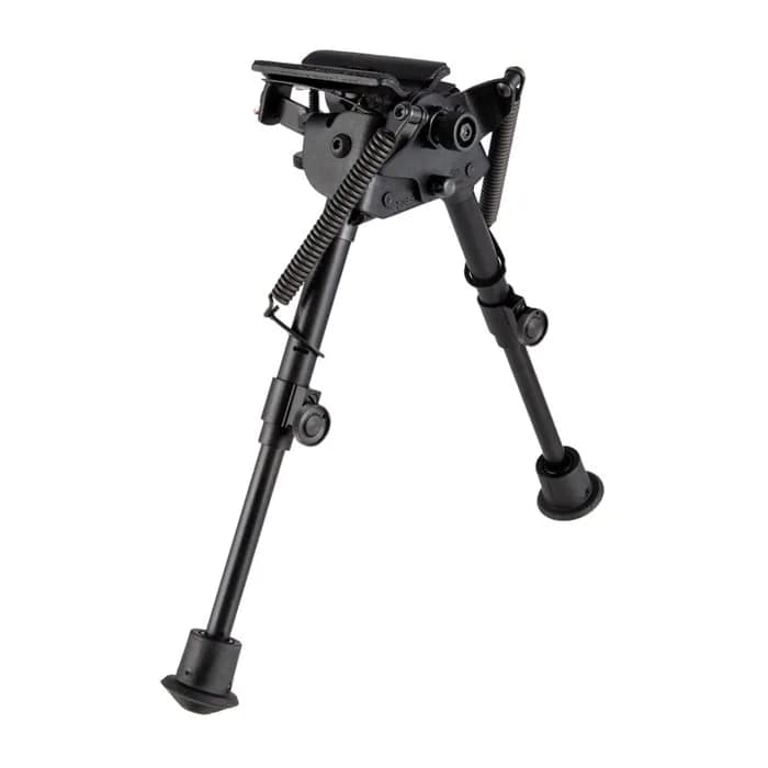 Rotating Self Leveling Bipod 6-9" Black