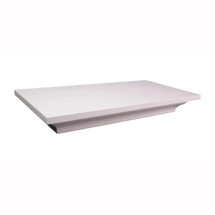 Firearm Concealment Shelf, White