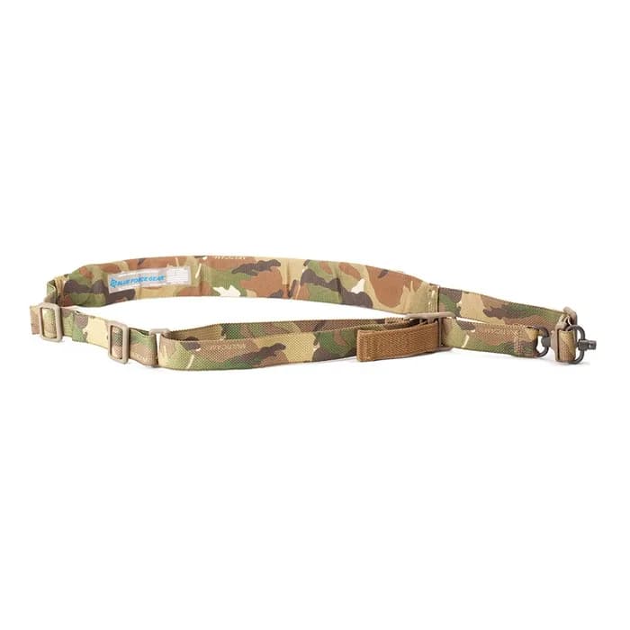 Vickers Padded 2-To-1 Red Swivel Sling Multicam