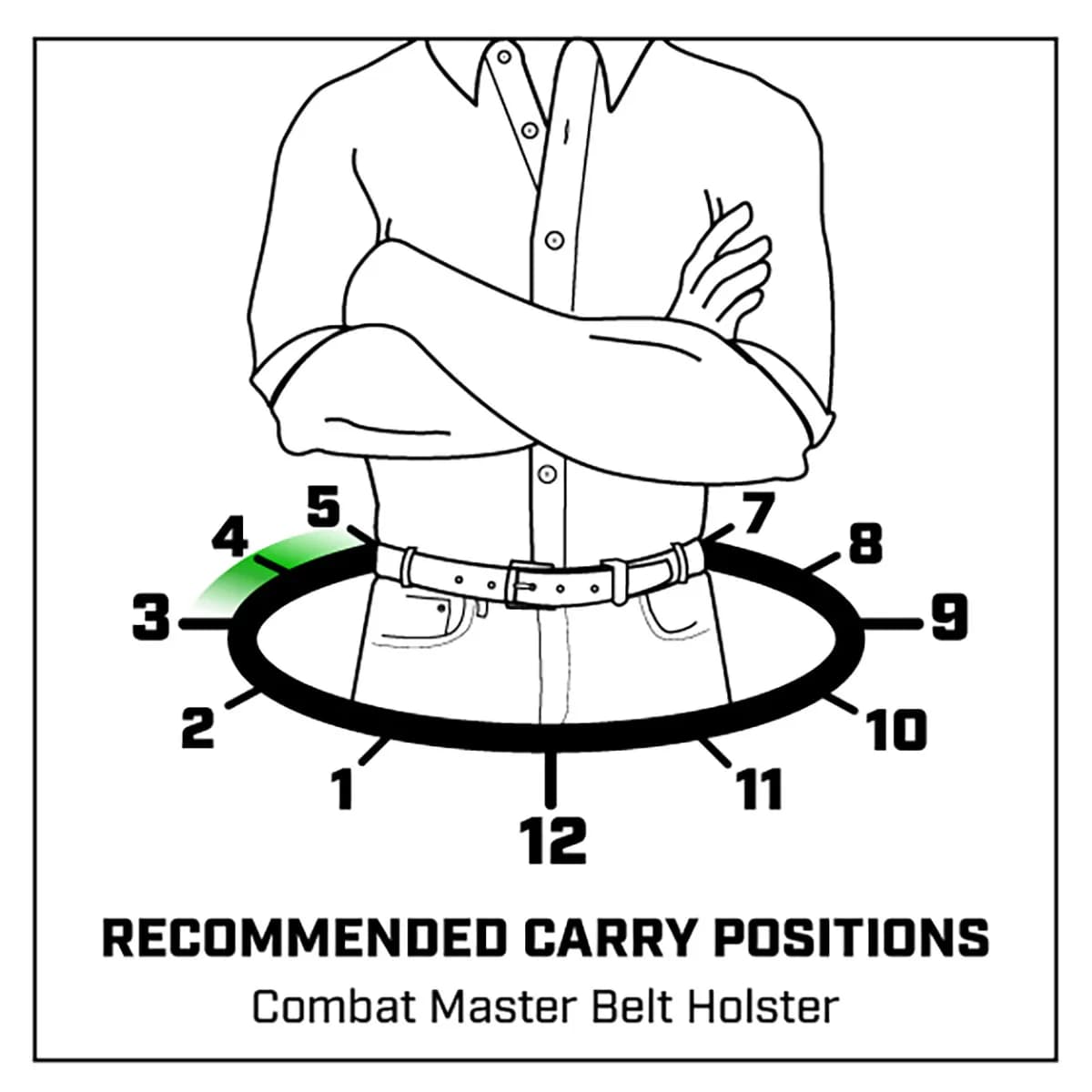 Combat Master S&W N Frame 4" -Black-Right Hand - photo 2