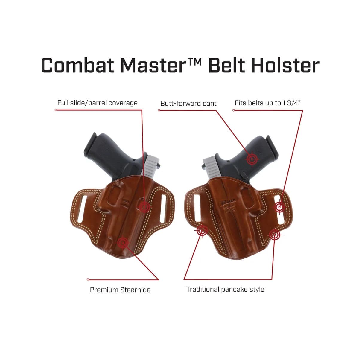 Combat Master S&W N Frame 4" -Black-Right Hand - photo 4