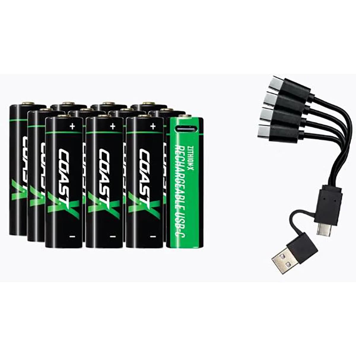 ZXAA Rechargable Battery 12-Pack