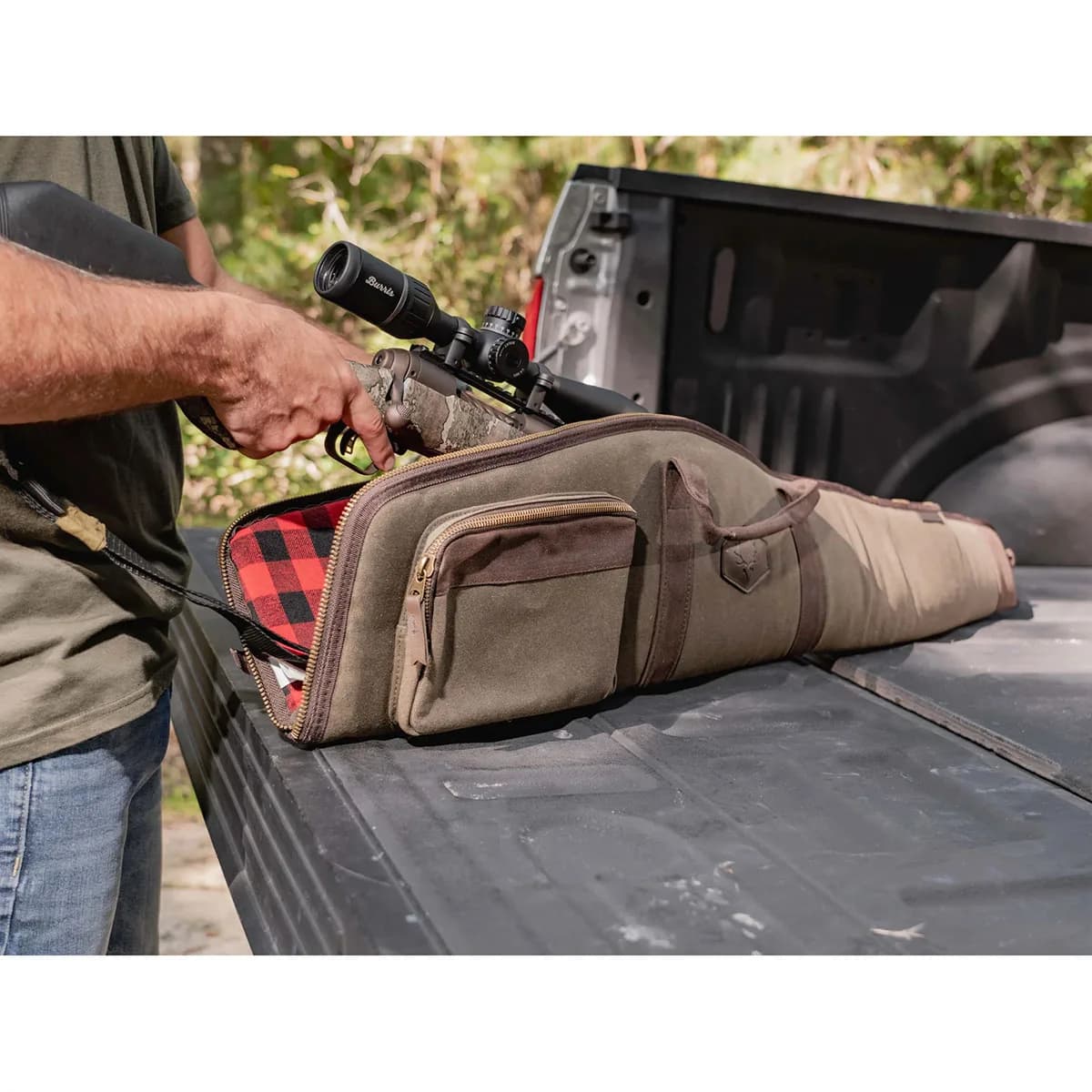 Rawhide Waxed Canvas 48" Rifle Case Brown - photo 5