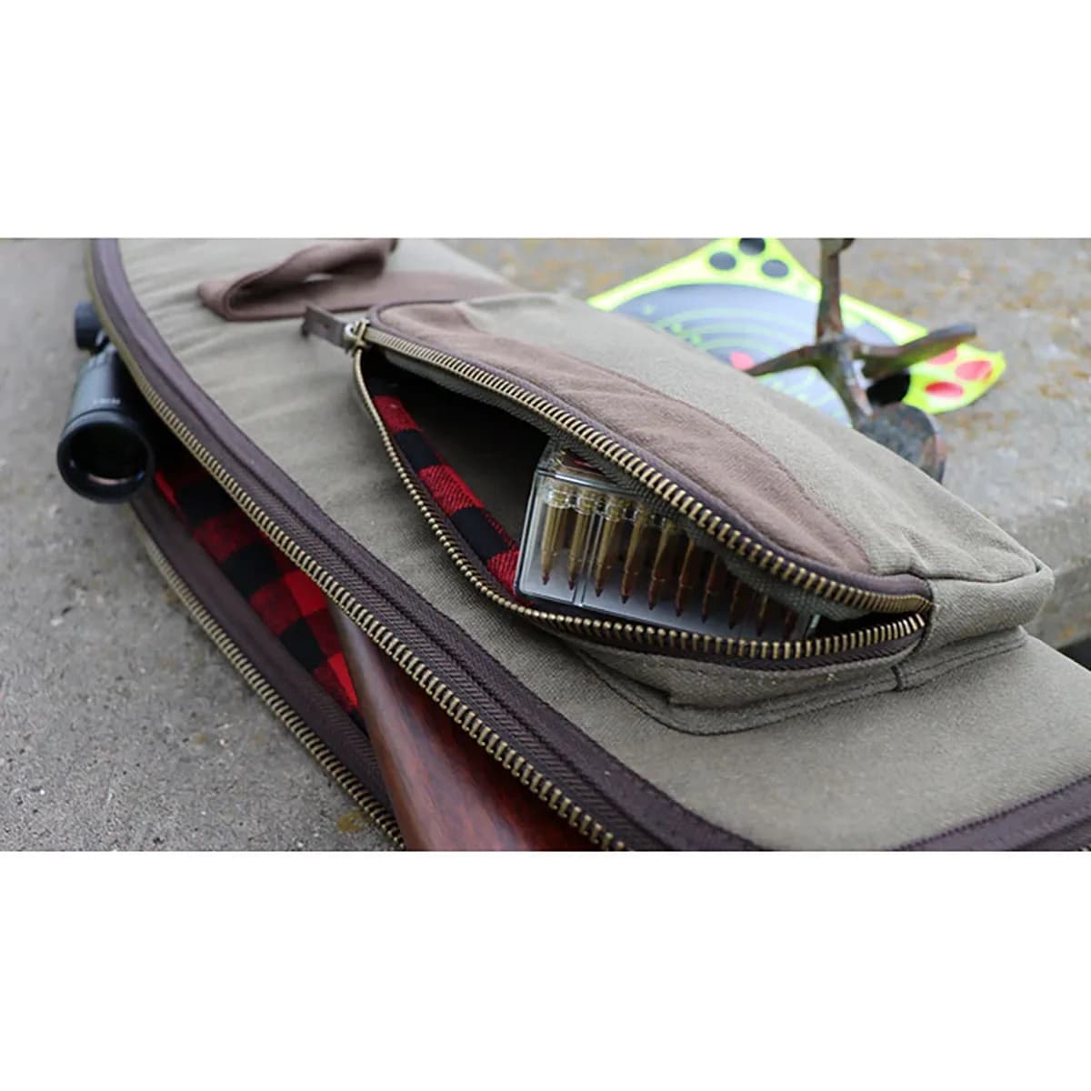 Rawhide Waxed Canvas 48" Rifle Case Brown - photo 8