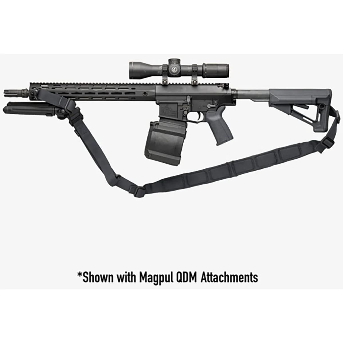 MS1 Padded Two-Point Rifle Sling Stealth Gray