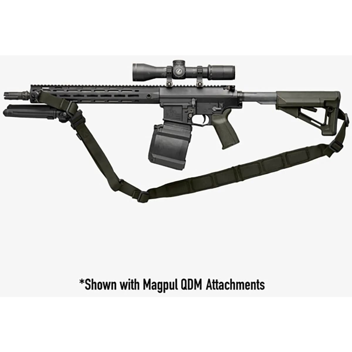 MS1 Padded Two-Point Rifle Sling Ranger Green