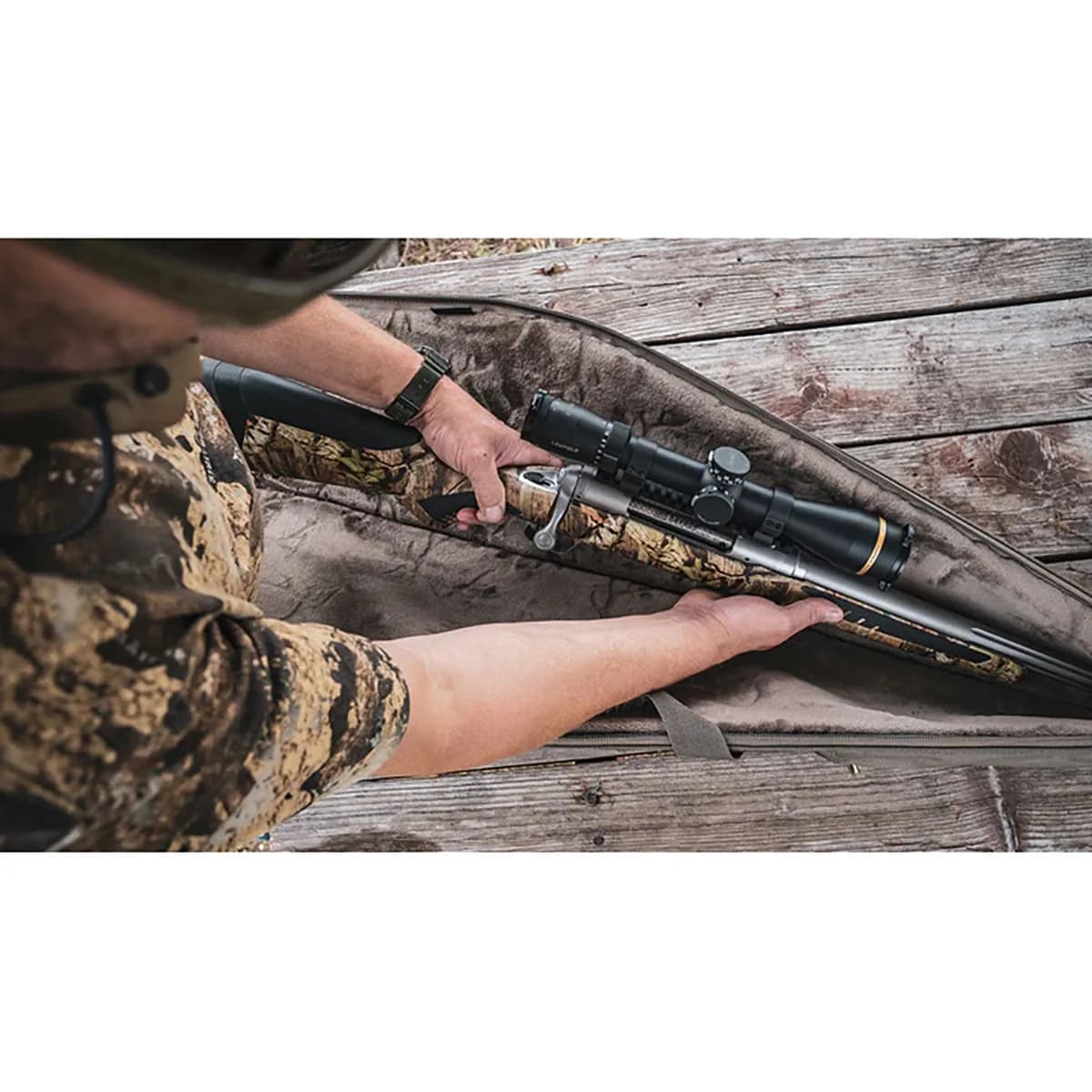 Hill Country II 48" Rifle Case Green/Walnut - photo 3