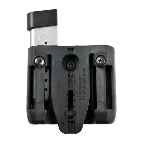 Single Stack Double Mag Case, Black