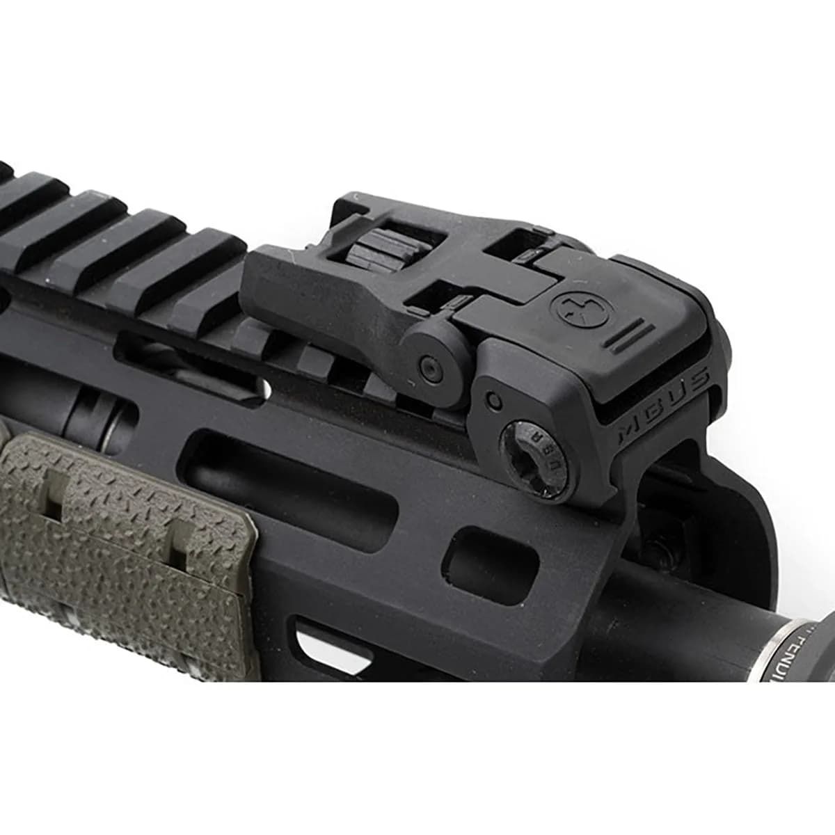 MBUS 3 Front Sight  Flip-Up Adjustable  Polymer BLK
