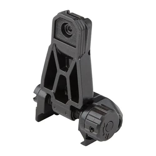 MBUS Pro Rear Sight Flip Up Adjustable Steel Black