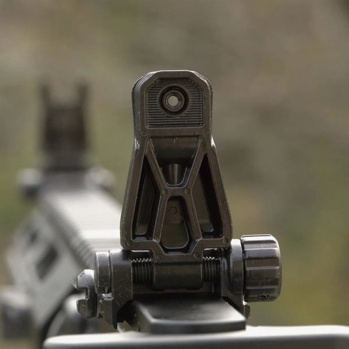 MBUS Pro Rear Sight Flip Up Adjustable Steel Black - photo 2