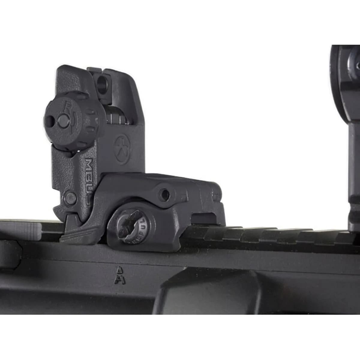 MBUS Rear Sight Flip-Up Polymer for AR-15 Black - photo 6