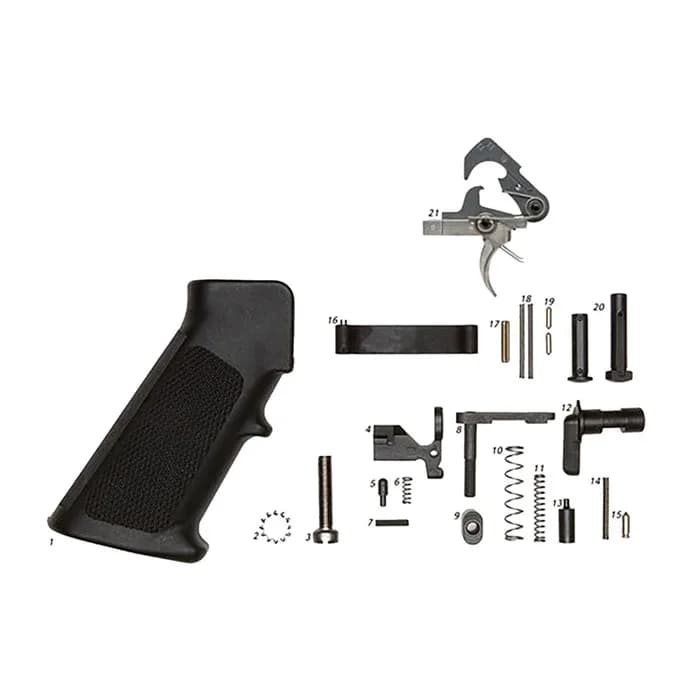 AR-15 Lower Parts Kit with Grip w/ ACT Trigger