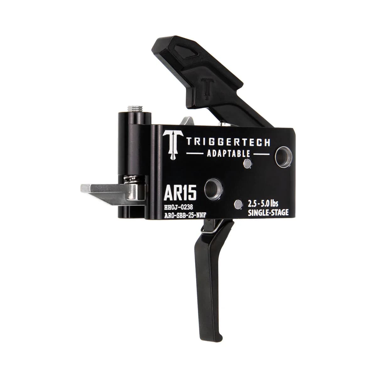 AR15 Single-Stage Adaptable Flat Trigger PVD Black