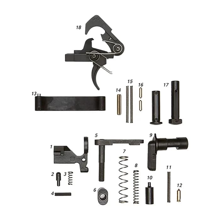 AR-15 Lower Parts Kit w/ QMS Trigger