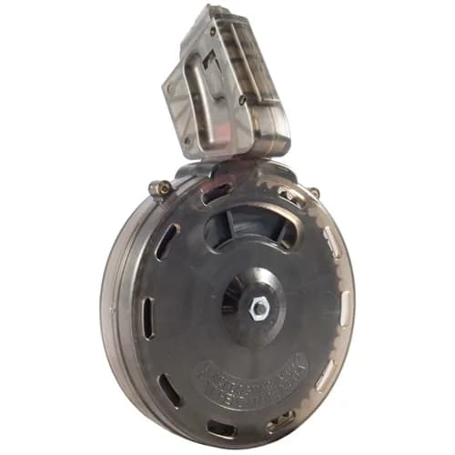 AR-15 Drum Magazine 22lr 50rd Polymer Smoke Gray - photo 4