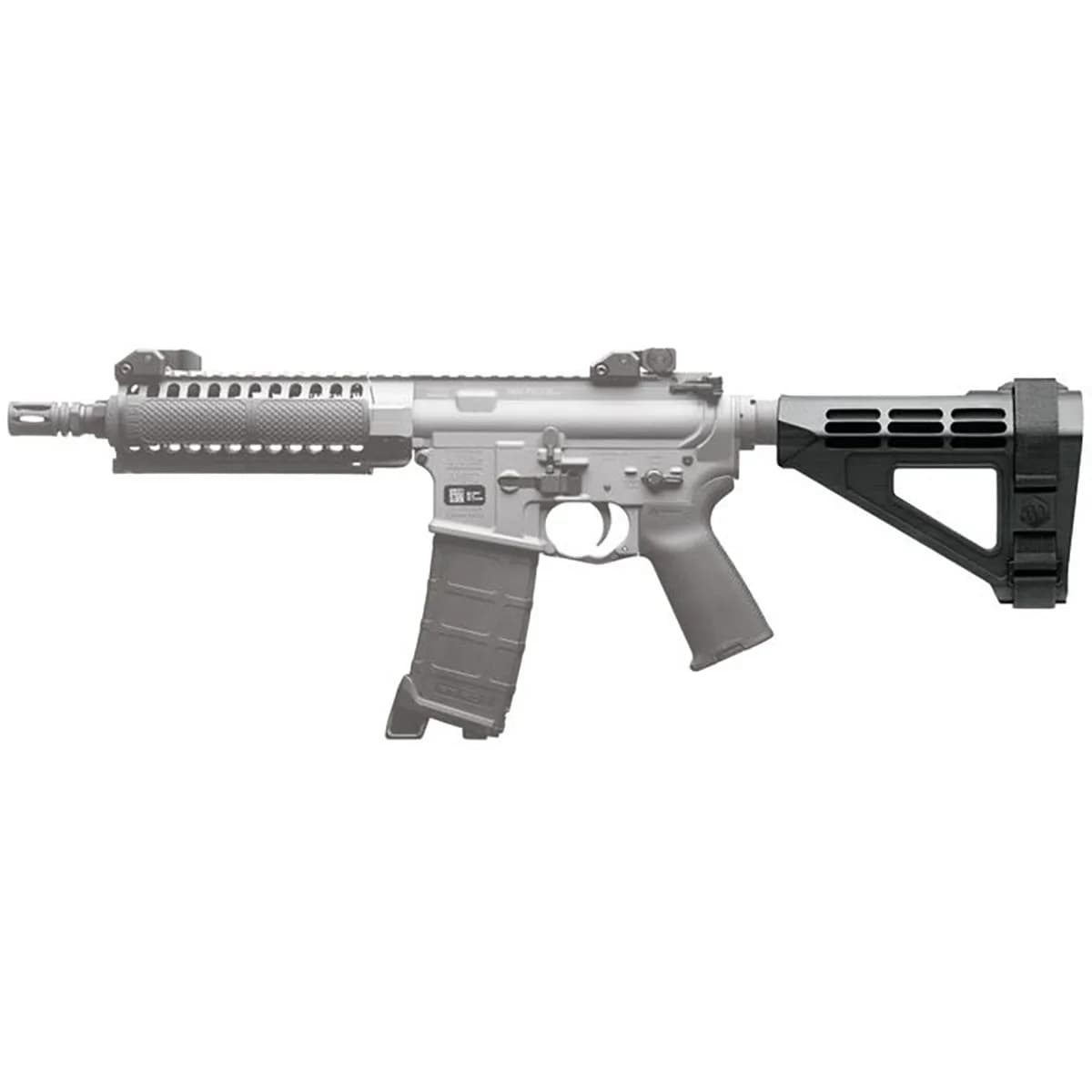 SBM4 Fixed Pistol Stabilizing Brace for AR-15 Black - photo 4