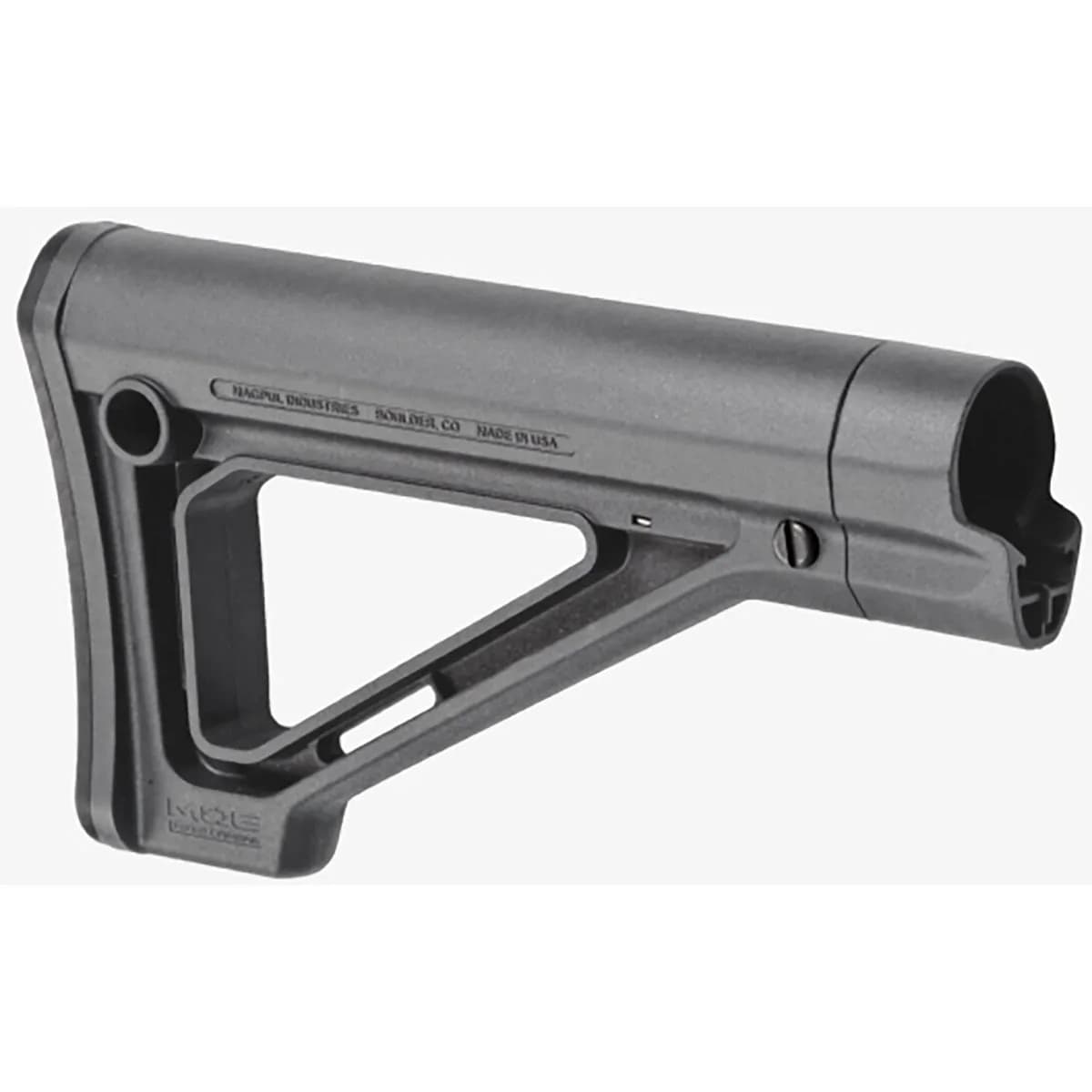 MOE Fixed Mil-Spec Carbine Stock for AR-15 Gray