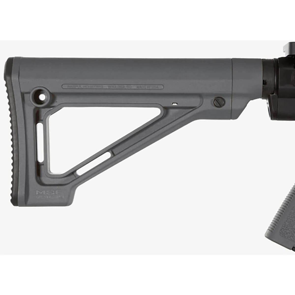 MOE Fixed Mil-Spec Carbine Stock for AR-15 Gray - photo 2