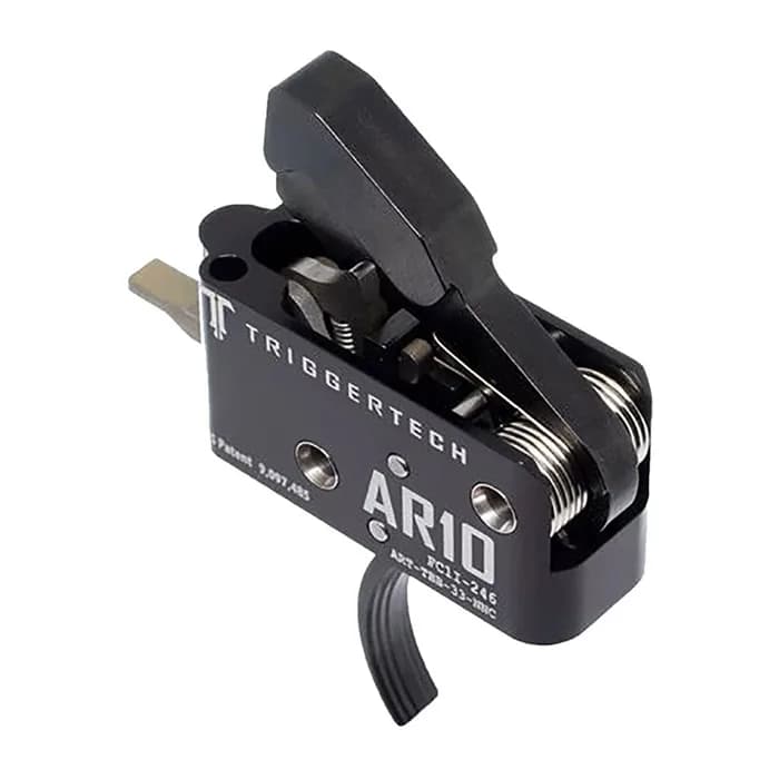 AR .308 Adaptable Trigger Black Curved Two-Stage