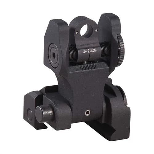 AR-15  Flip-Up Adj Tritium HK-Style Rear Sight Black - photo 6