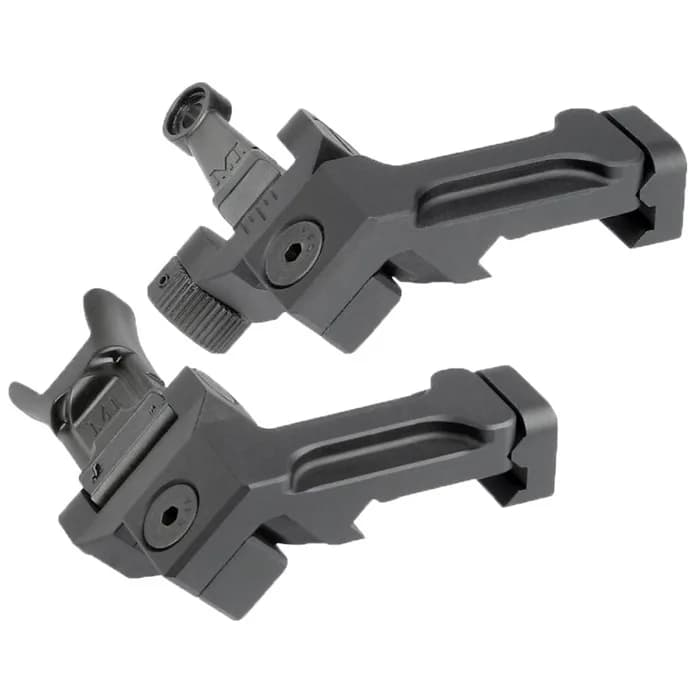 AR-15 Combat Rifle Offset Sight Set Black