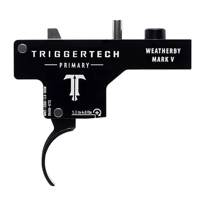 Weatherby Mark V Primary Curved Black
