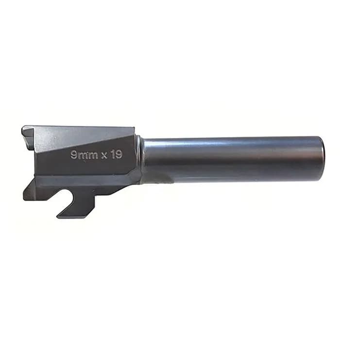 9mm Luger 3.6” Non-Threaded LCI Steel BBL Black