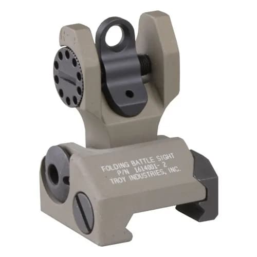 AR-15  Flip-Up Adjustable Rear Sight Dark Earth