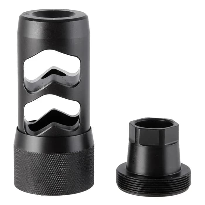 30 Caliber HELLFIRE 2P (6.5mm-30) Muzzle Brake, Black - photo 3