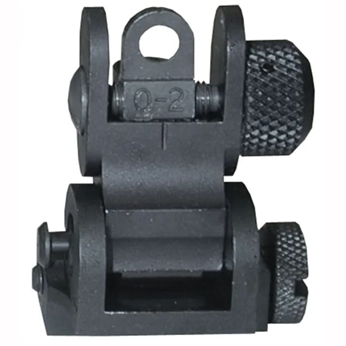 AR-15  Flip-Up  Tactical Rear Sight Black - photo 7