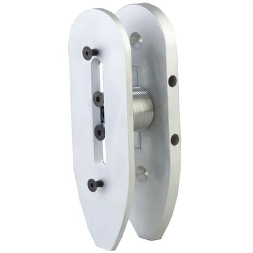Standard Adjustable Butt Plate Silver Aluminum