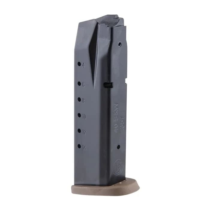 M&P 40S&W 15 Rd Black w/ Brown Base Plate