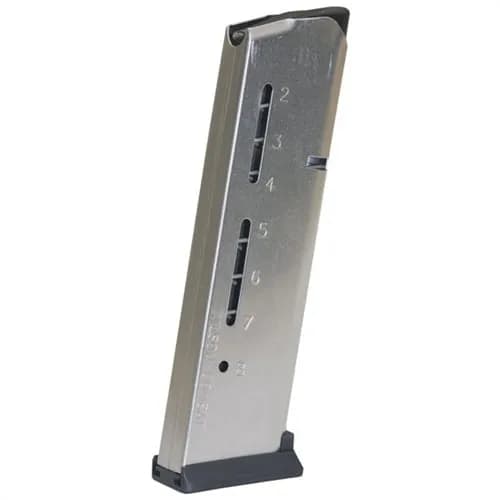 Govt .45 ACP 8-Rd, Silver, Polymer Base