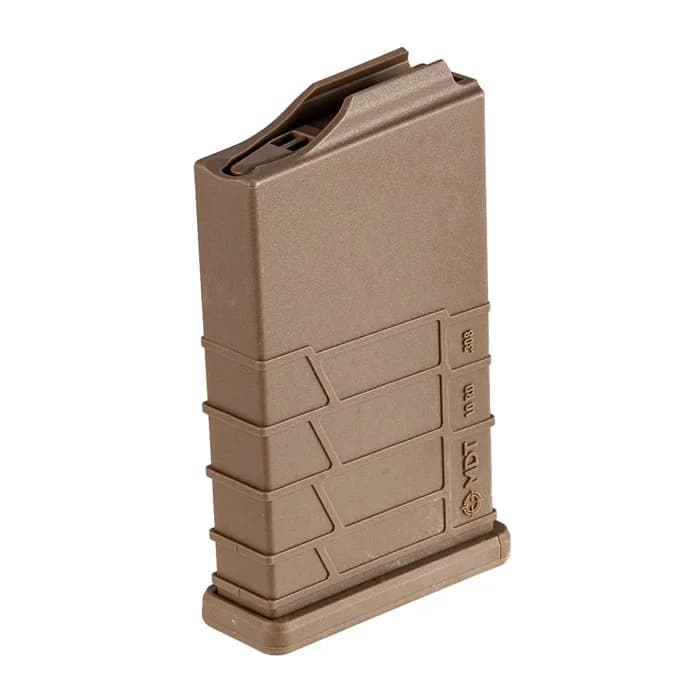 308 Short Action AICS 10rd Polymer Magazine, FDE