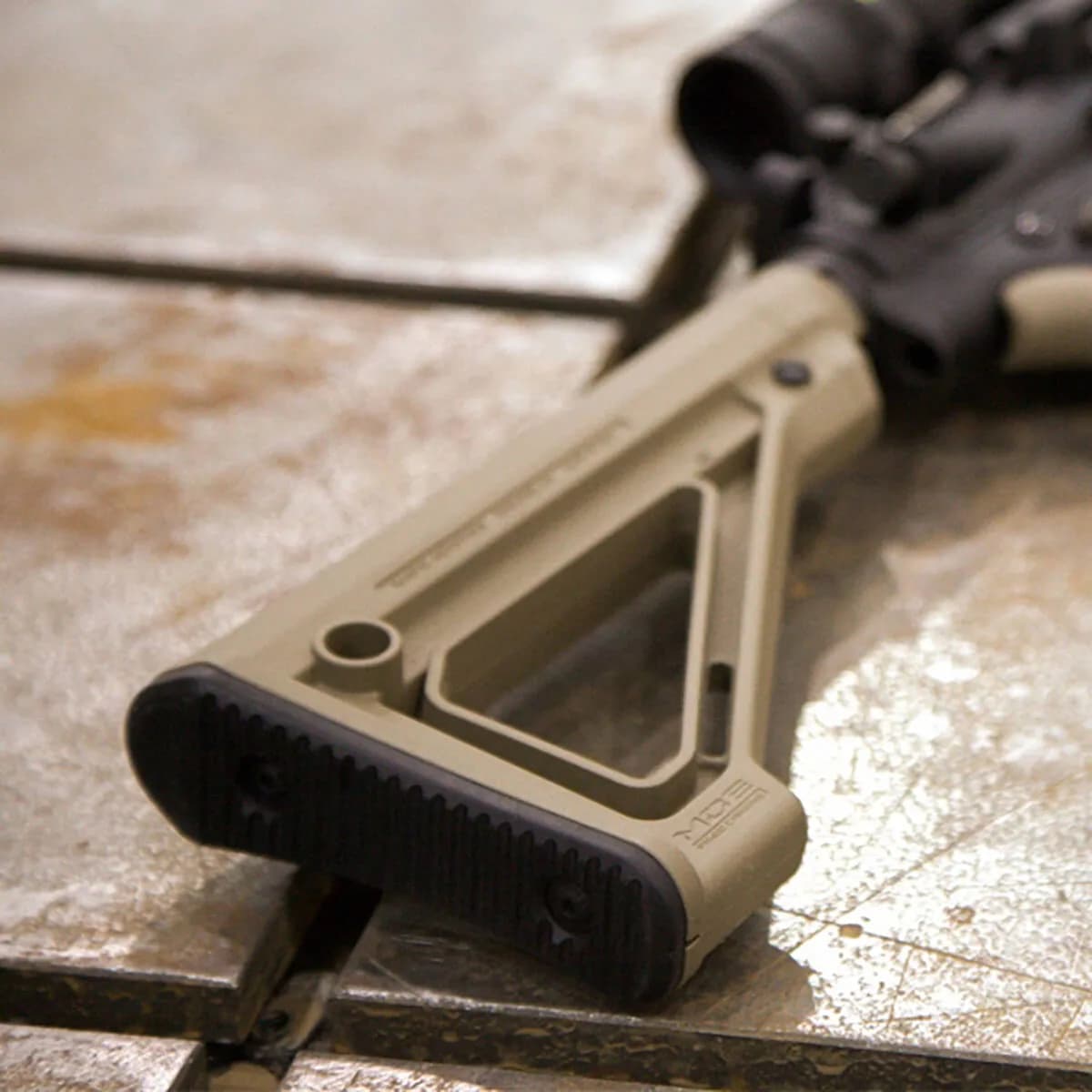 MOE Fixed Mil-Spec Carbine Stock for AR-15 FDE - photo 4