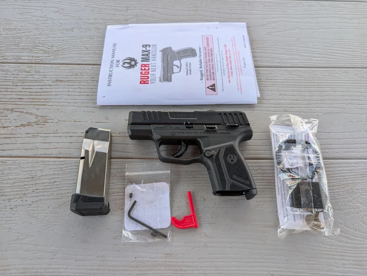 Ruger MAX-9 Optic Ready 9mm Pistol - Brand New, Unfired