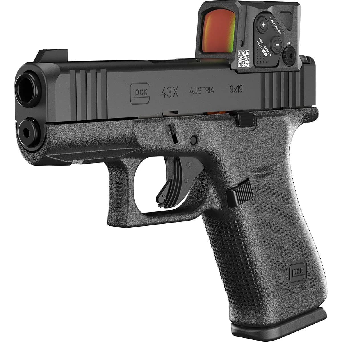 Glock 43X MOS8 9mm Luger 3.41"BBL (2)10RD W/Aimpoint COA BOF