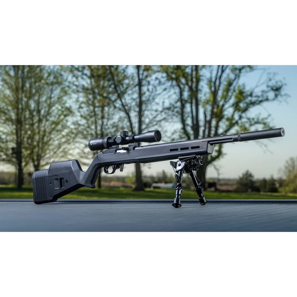 Zeroed 22 .22 Long Rifle Direct Thread Suppressor Black - photo 5