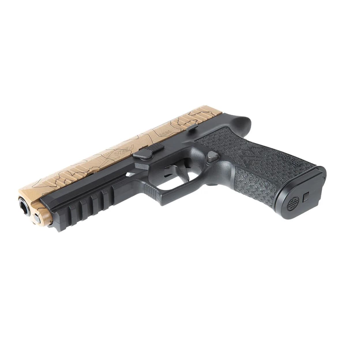 P320 XTEN Endure OR 10mm Auto 5" BBL (3)15RD Mags Coyote