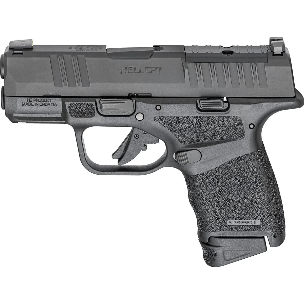 Hellcat Micro Comp OSP .380 ACP 3"BBL(1)11RD(1)13RD Mag BLK