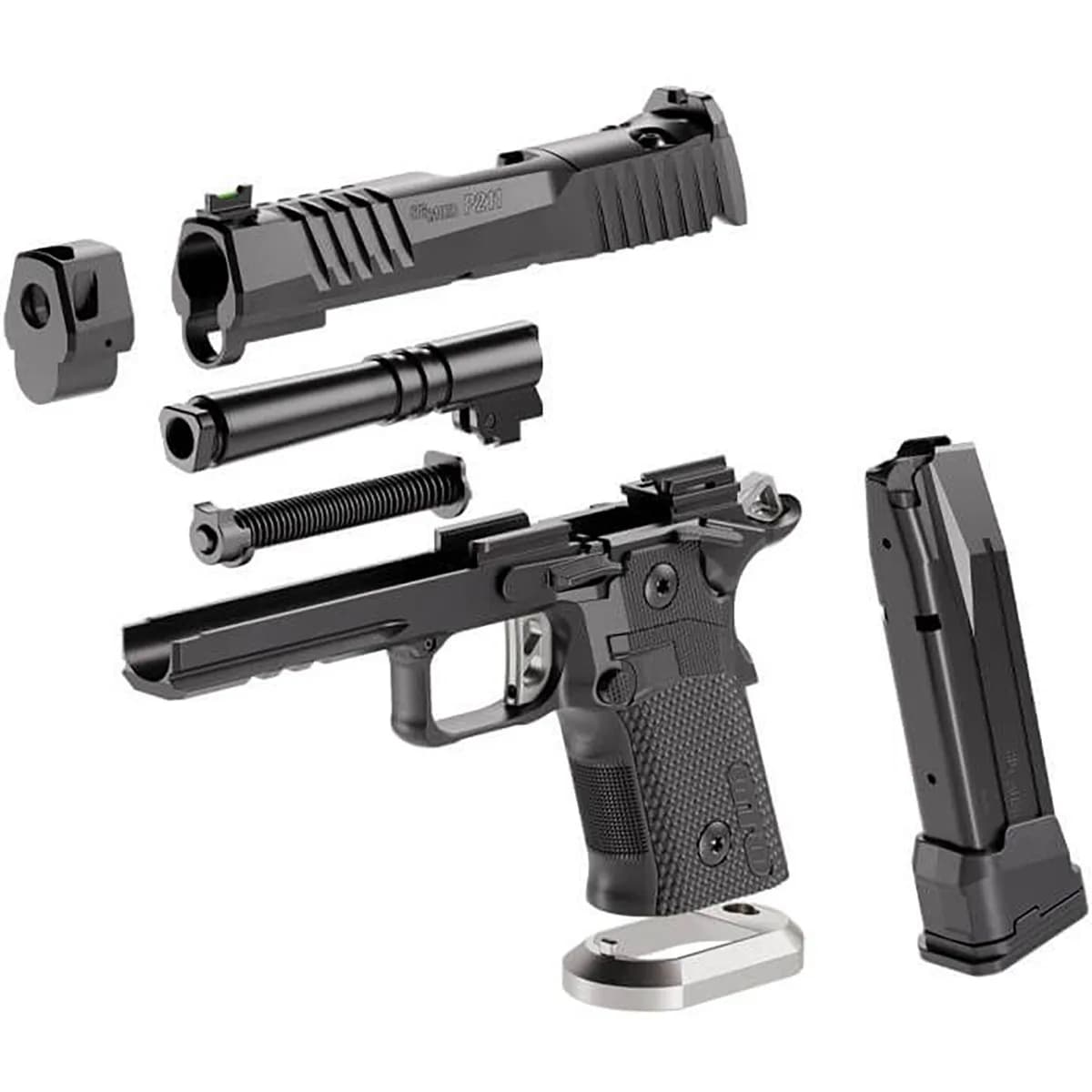 P211-GTO 9mm Luger 4.4" BBL FO (2)21 RD & (1)23RD Mag Black - photo 5