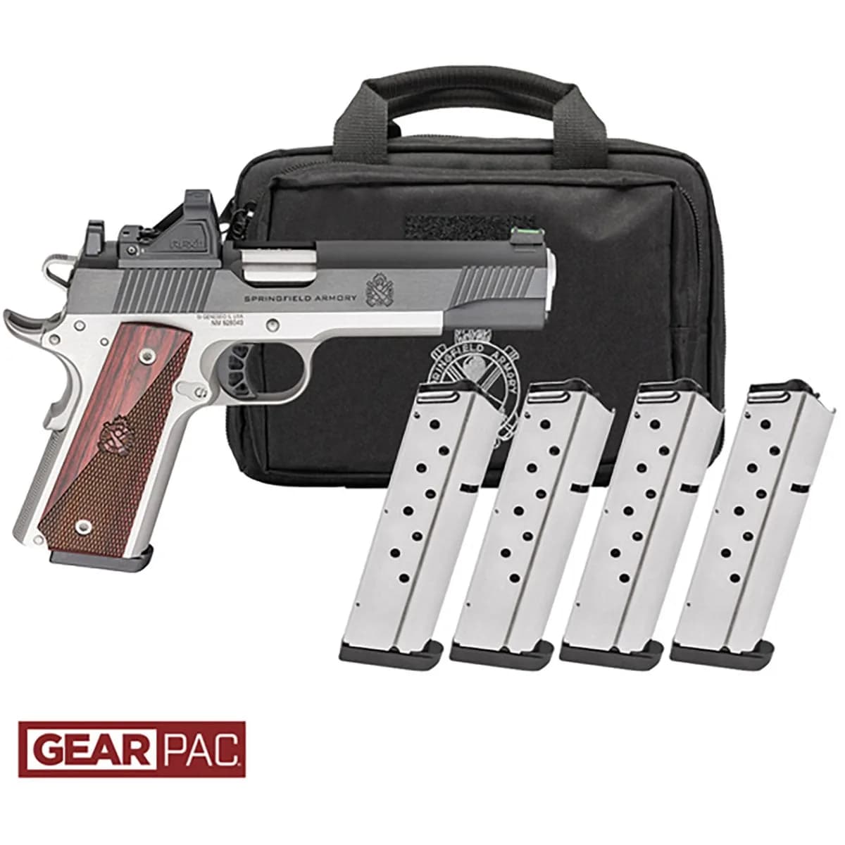 1911 Ronin AOS 45 ACP 4.25"BBL (4)8RD Mag w/Viridian RFX11