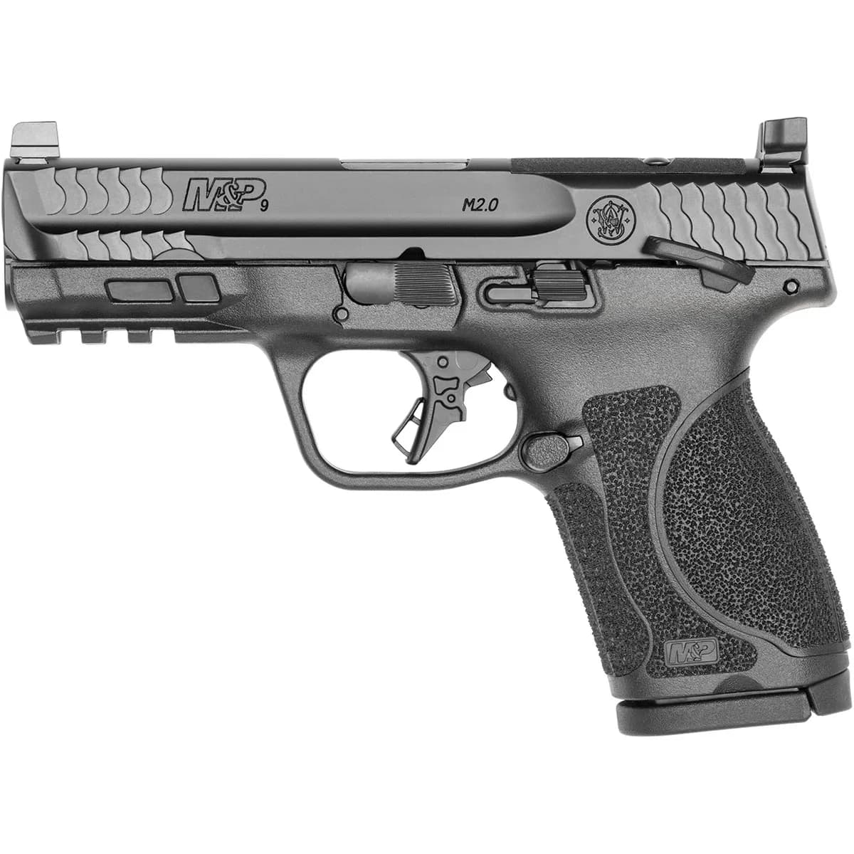 M&P 9 M2.0 Comp OR 9mm Luger 4" BBL (2)15RD BLK W/Safety