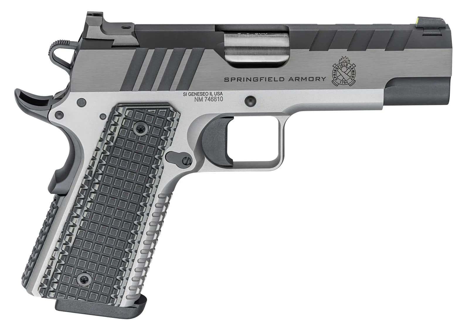 1911 Emissary 9mm Luger 4.25" BBL (2)9RD Mags Stainless - photo 2
