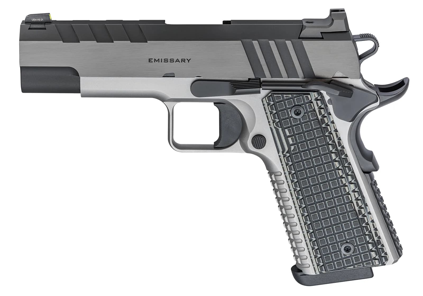 1911 Emissary 9mm Luger 4.25" BBL (2)9RD Mags Stainless - photo 3