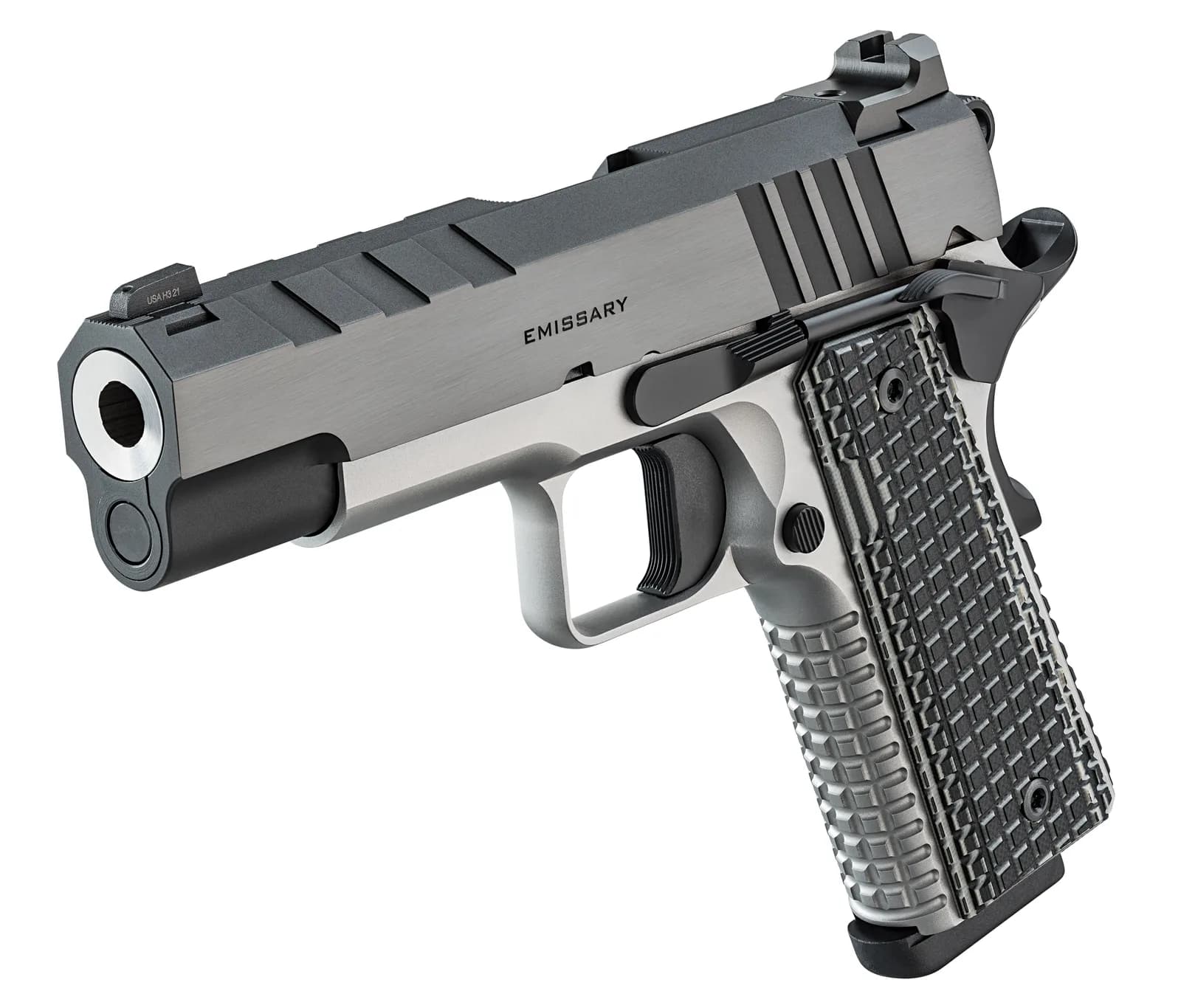 1911 Emissary 9mm Luger 4.25" BBL (2)9RD Mags Stainless - photo 5