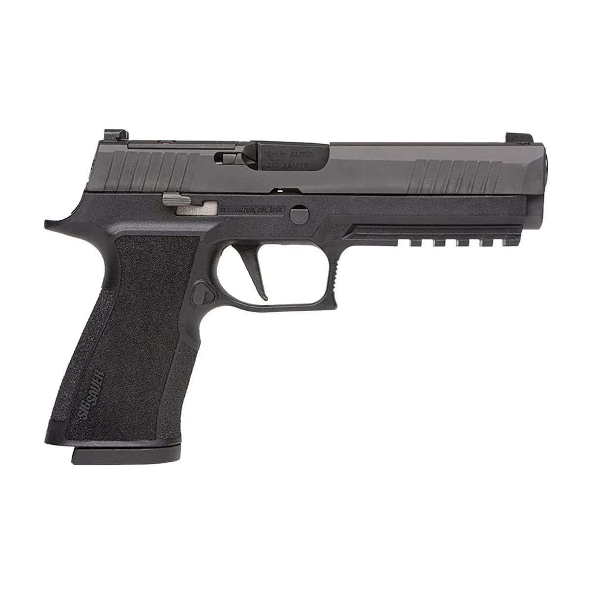P320 XTEN 10mm Auto OR 5"BBL (2)15RD Striker No Safety Black - photo 5