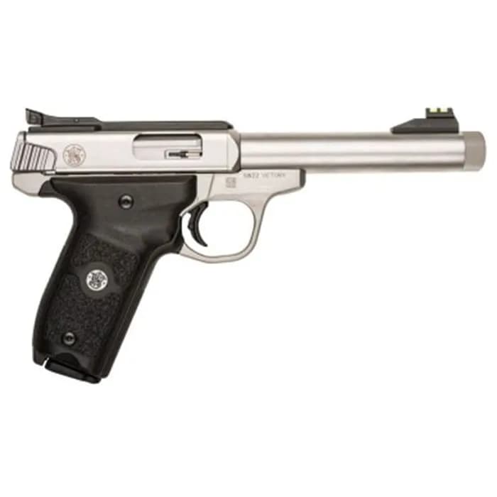 SW22 Victory 22 LR 5.5โ Threaded BBL (2)10RD Mags SS/Black